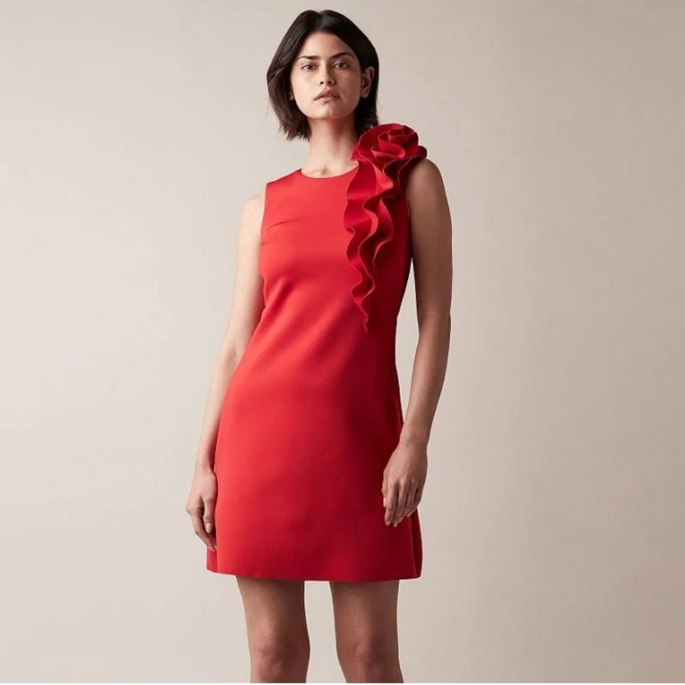 JW Jason WU Women's size XL Red Bow Dress